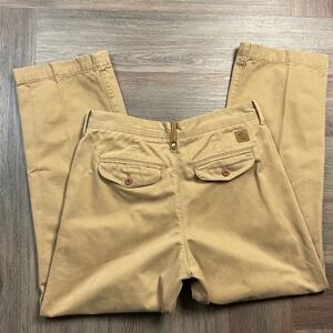 Vintage Timberland Khaki Chino Pants Mens 32x30 Straight Fit Cotton Workwear 90s